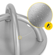 Крепление для петель и канатов 4FIZJO X-Mount Grey (P-5907739311009) - изображение 7