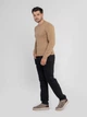 Светр чоловічий бежевий з додаванням вовни Arber Crew-neck7 N-AVT-112 XXL бежевий (M10.46.16.242) - изображение 3