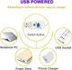 Набір із 2 гірлянд-ниток Augone, 120 LED, 12 метрів, USB, пульт ДК, 8 режимів, теплий жовтий, IP65 - зображення 3