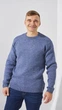 Джемпер однотонный мужской GENUA 52558 L Джинсовый shop (2000999355622) - изображение 1
