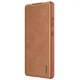 Кожаный чехол-книжка Nillkin Qin Pro Camshield для Samsung Galaxy S25 Ultra Коричневый - изображение 1