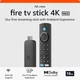 Приставка Amazon Fire TV Stick 4К Max 2/16GB 2nd Gen Wi-Fi 6E, смарт ТВ медиаплеер - изображение 3