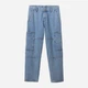 Джинсы Багги широкие мужские GAP 603870335 W34L32 Синие (1159849644) - изображение 6