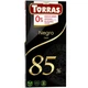 Шоколад Torras Чорний 85% какао 0% Цукру без Глютену Кето дієтичний 75 г - изображение 5