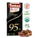 Шоколад Torras Чорний 95% какао, 0% Цукру, без Глютену Кето дієтичний 75 г - изображение 2