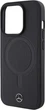 Etui Mercedes-Benz Smooth Leather MagSafe do Apple iPhone 15 Pro Black (MEHMP15L23RCMK) - obraz 6