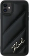 Панель Karl Lagerfeld Diagonal Quilted Script для Apple iPhone 11/Xr Black (KLHCN61PQDSMGK) - зображення 3