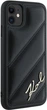 Панель Karl Lagerfeld Diagonal Quilted Script для Apple iPhone 11/Xr Black (KLHCN61PQDSMGK) - зображення 4