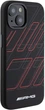 Etui AMG Silicone Large Rhombuses Pattern MagSafe do Apple iPhone 15/14/13 Black (AMHMP15S23SSPK) - obraz 4
