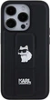 Панель Karl Lagerfeld Gripstand Saffiano Choupette Pin для Apple iPhone 14 Pro Black (KLHCP14LGSACHPK) - зображення 3