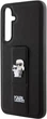 Etui Karl Lagerfeld Gripstand Saffiano Karl&Choupette Pin do Samsung Galaxy S23 FE Black (KLHCS23FEGSAKCPK) - obraz 5