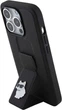 Панель Karl Lagerfeld Gripstand Saffiano Choupette Pin для Apple iPhone 15 Pro Max Black (KLHCP15XGSACHPK) - зображення 2