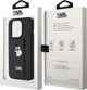Панель Karl Lagerfeld Gripstand Saffiano Choupette Pin для Apple iPhone 15 Pro Max Black (KLHCP15XGSACHPK) - зображення 9