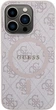 Панель Guess 4G Collection Leather Metal Logo MagSafe для Apple iPhone 15 Pro Max Pink (GUHMP15XG4GFRP) - зображення 3