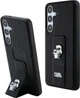 Etui Karl Lagerfeld Gripstand Saffiano Karl&Choupette Pin do Samsung Galaxy S24 Plus Black (KLHCS24MGSAKCPK) - obraz 2