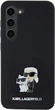 Etui Karl Lagerfeld Silicone Karl&Choupette Metal Pin do Samsung Galaxy S23 Black (KLHCS23SSMHKCNPK) - obraz 3
