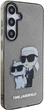 Etui Karl Lagerfeld Glitter Karl&Choupette do Samsung Galaxy S24 Plus Black (KLHCS24MHNKCTGK) - obraz 4