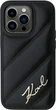 Etui Karl Lagerfeld Diagonal Quilted Script do Apple iPhone 13 Pro Max Black (KLHCP13XPQDSMGK) - obraz 3