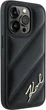Etui Karl Lagerfeld Diagonal Quilted Script do Apple iPhone 13 Pro Max Black (KLHCP13XPQDSMGK) - obraz 4