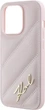 Панель Karl Lagerfeld Diagonal Quilted Script для Apple iPhone 14 Pro Pink (KLHCP14LPQDSMGP) - зображення 6