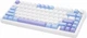 Бездротова ігрова механічна клавітура Attack shark x85 White-purple з Українською розкладкою - изображение 2