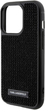 Панель Karl Lagerfeld Rhinestone Logo Metal Plate для Apple iPhone 15 Pro Max Black (KLHCP15SHDSPLK) - зображення 3