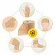 Когезионный бинт-бандаж 4FIZJO Cohesive Bandage 5 см x 4.5 м эластичный, самоклеящийся Beige (P-5905973400855) - изображение 4