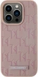 Etui plecki Karl Lagerfeld Leather Monogram Metal Logo MagSafe do Apple iPhone 15 Pro Pink (3666339253929) - obraz 3