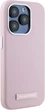 Etui plecki Karl Lagerfeld FW Metal Plate MagSafe do  Apple iPhone 15 Pro Pink (3666339255329) - obraz 4