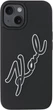 Etui plecki Karl Lagerfeld 3D Rubber Signature do Apple iPhone 15 Black (3666339257545) - obraz 3