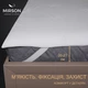 Водонепроницаемый наматрасник MirSon №1502 Julia Eco с резинкой на углах 100x200 см (2200010339932) - изображение 2