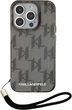 Etui plecki Karl Lagerfeld IML Mono KL Pattern & Cord do Apple iPhone 15 Pro Silver (3666339258269) - obraz 2
