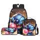 Рюкзак СТИЧ 3в1 черно-синий с изображением Stitch 42x30x13 см ПВХ водоотталкивающий - изображение 2