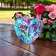 Ночник 3D Сердце голографический эффект multi-подсветка USB 25х20 см - изображение 3