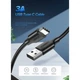 Дата USB-2.0 кабель USB-C 2.0m US287 Black Ugreen (60118) (342141) - зображення 2
