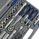 Набір інструментів професійний 1/4" та 1/2" 82 од. Haisser BLACK 70253 - зображення 4