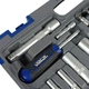 Набір інструментів професійний 1/4" та 1/2" 108 од. Haisser BLACK 70255 - зображення 6