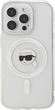 Etui Karl Lagerfeld IML Metal Karl Head MagSafe do Apple iPhone 16 Pro White (KLHMP16LHLSKIH) - obraz 3