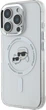 Etui plecki Karl Lagerfeld IML Metal Karl&Choupette Head MagSafe do iPhone 16 Pro White (KLHMP16LHLSKCH) - obraz 2