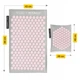 Коврик акупунктурный с подушкой 4FIZJO Eco Mat Аппликатор Кузнецова Grey/Pink (P-5907739312174) - изображение 5