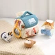 Мягкий развивающий домик "Soft Animal Barn Set" с мягкими зверятами и сенсорными эффектами, сортер для малышей от 6 месяцев (GC1056) - изображение 2