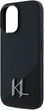 Etui Karl Lagerfeld Shadow Initial MagSafe do Apple iPhone 16 Black (KLHMP16SSCMKMPCK) - obraz 5