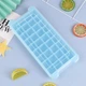 Форма для льда силиконовая СМ с крышкой Кубики 36 ячеек 26х12х3 см Голубой (С051360) - изображение 2