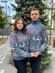 Свитер Christmas Reindeer новогодний унисекс шерстяной M джинс (26589) - изображение 1