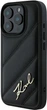 Панель Karl Lagerfeld Quilted Signature для Apple iPhone 16 Pro Max Black (KLHCP16XPQDSMGK) - зображення 1