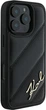 Панель Karl Lagerfeld Quilted Signature для Apple iPhone 16 Pro Max Black (KLHCP16XPQDSMGK) - зображення 3