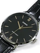 Casio MTP-VT01L-1B чоловічий кварцовий годинник шкіряний ремінець чорний циферблат - зображення 4