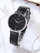 Casio MTP-VT01L-1B чоловічий кварцовий годинник шкіряний ремінець чорний циферблат - зображення 6