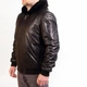 Мужская дубленка пилот с капюшоном из натуральной овчины Arvis 2110 XL - изображение 4