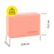 Блок для йоги Cornix EVA 22.8 x 15.2 x 7.6 см XR-0104 Orange - изображение 5